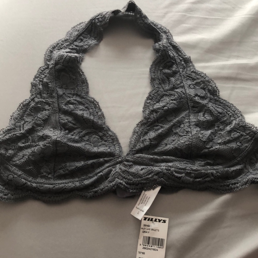 Grey bralet brand new!!!!